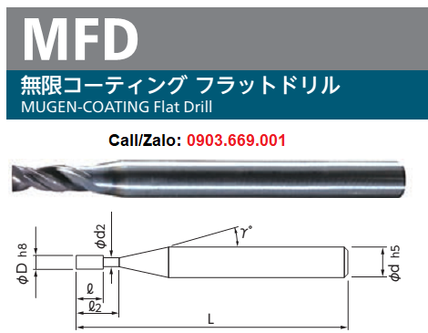 Mũi khoan đáy bằng NSTOOL Flat drill MFD